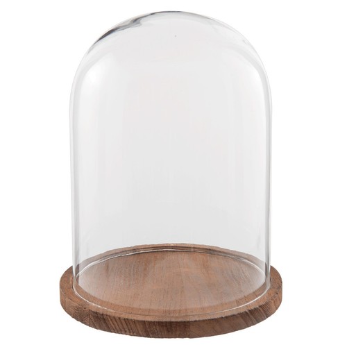 Small glass bell jar - small,