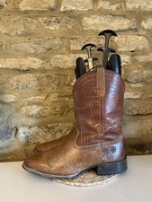 Ariat Mens Brown Embroidered