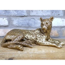 Gold Leopard Ornament Wild Cat
