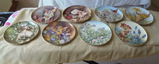 Festival of Flower Fairies collectable plates x 8 by Cicely Mary Barker VGC
