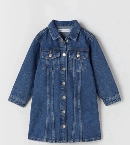 Zara girls denim jeans - jeans, button