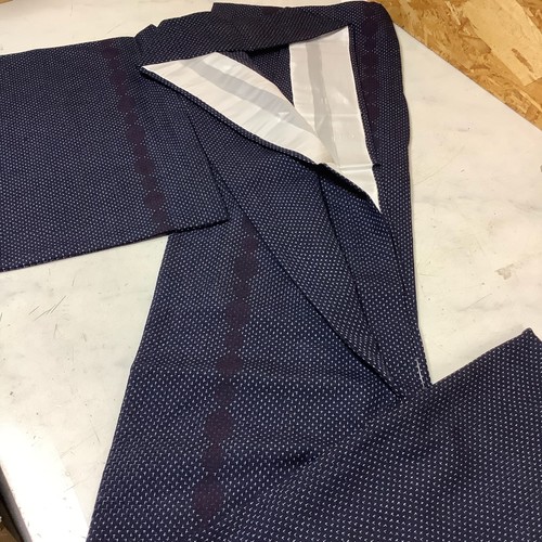 Japanese kimono navy blue - navy,