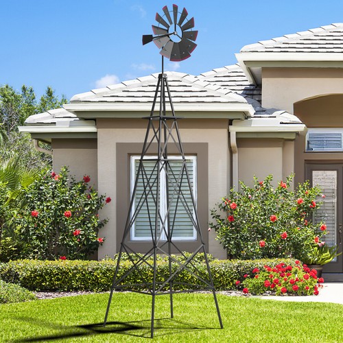 8ft ornamental windmill - 8ft,