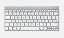 Apple A1314 Wireless Keyboard MC184LL/A British English - White / Silver