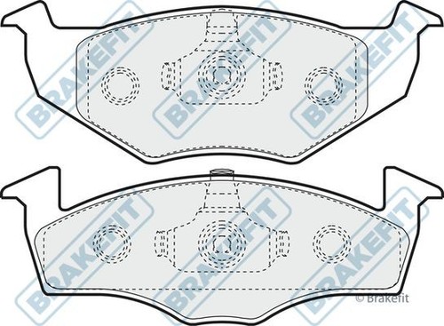 Apec blue front brake pad - front,
