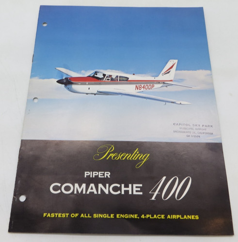 1960 piper comanche 400 - 1960's,