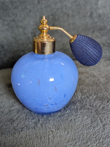 Vintage blue glass - , perfume