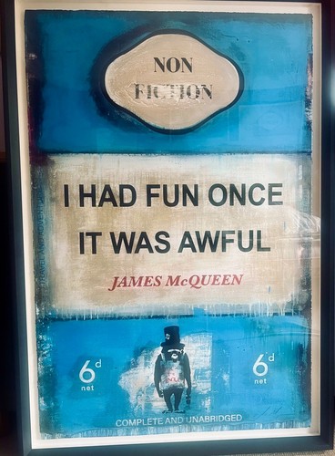 James mcqueen had fun once - -,