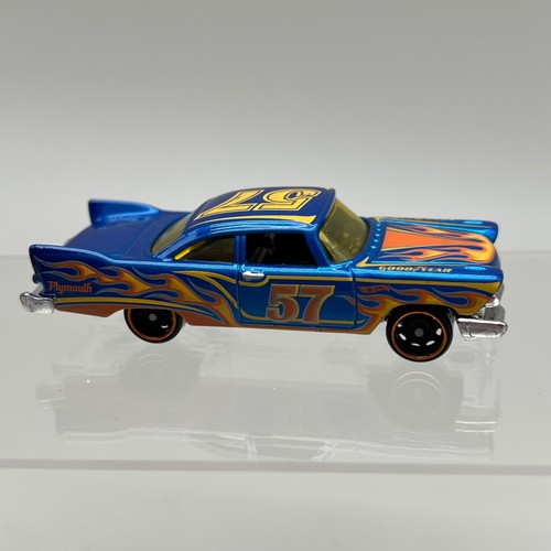 Hot wheels blue plymouth - wheels,