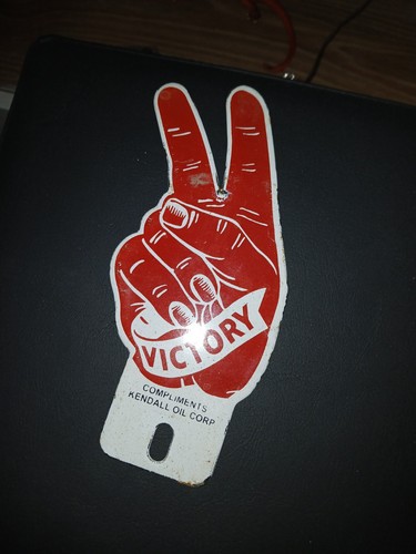 Vintage victory enamel - vintage,