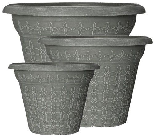 Decorative grey small - grey, large