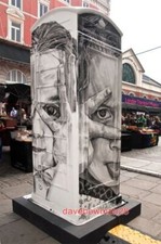 PHOTO  DECORATED TELEPHONE BOX