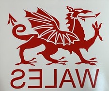 CAR STICKER, WINDOW, WELSH