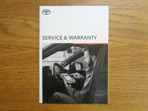 Toyota owners service history - toyota,