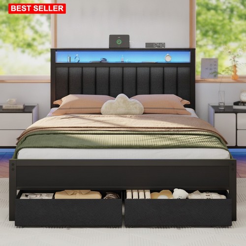 Bed frame queen size - queen,