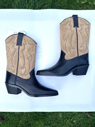 Zara nwt cowboy boots - zara,