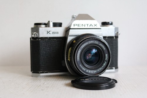 Pentax k1000 35mm film slr - k1000,