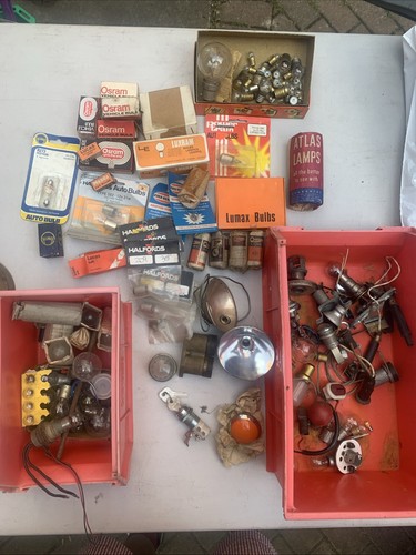 Job lot vintage car bulbs - job,