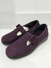 Hotter Wide Fit Purple Suede