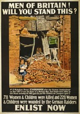 WA37 Vintage WWI Scarborough