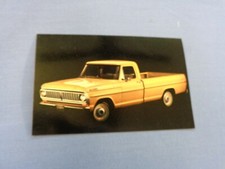 Tan NOS 1970 Ford Pickup Post Card postcard 70 " Work Like Truck Ride Like Car "