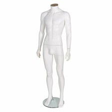 Male matt white - white, headless