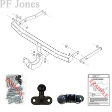 Tow-Trust Towbar for Renault Megane Hatchback 2008-2017 - Flange Tow Bar