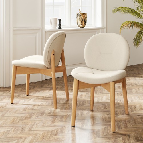 Farmhouse armless side chairs - side,