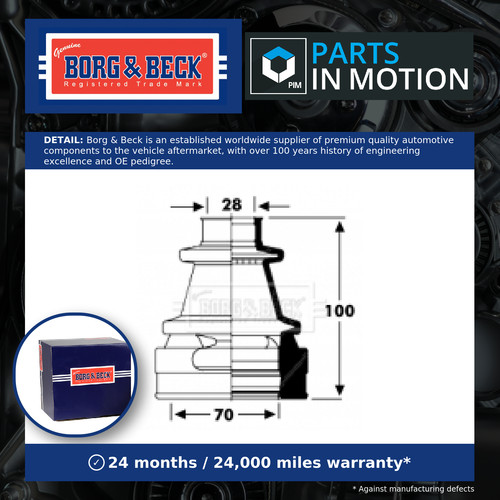 Joint boot fits - cv,