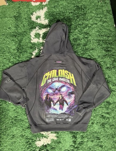 Grey childish cave dweller - childish,