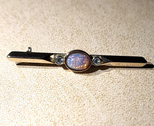 Vintage avon bar brooch gold - vintage,