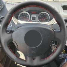 Hand Sew Steering Wheel Black