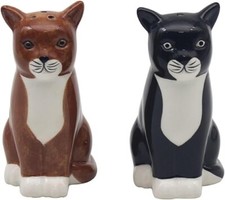 Cats Salt & Pepper Pots Set -