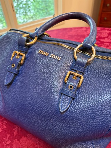 Miu blue - blue, satchel