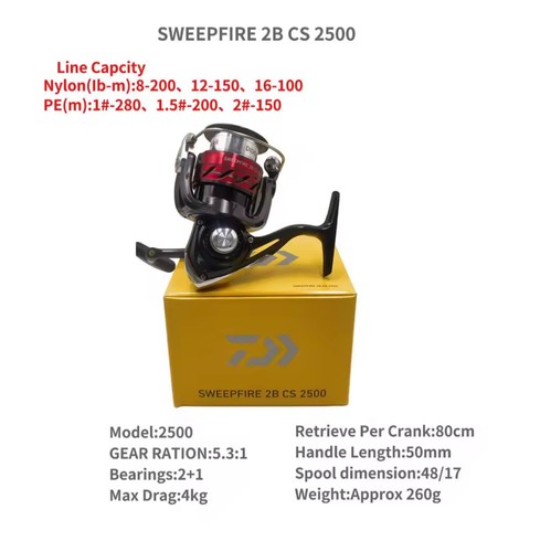 Daiwa sweepfire 2500 - 2b,