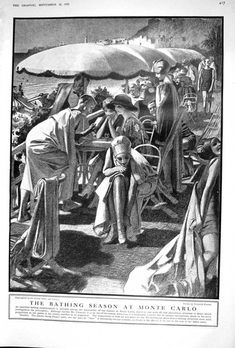 Old print 1920 - old,