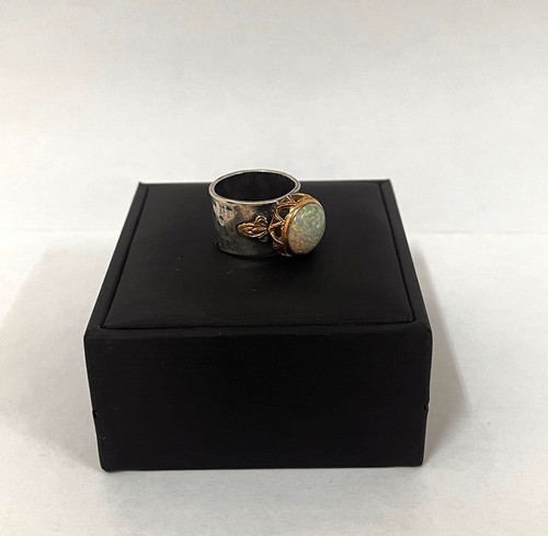 Vintage silver gold accent - vintage,