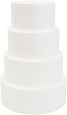 4 Tier Round Foam Cake Dummy