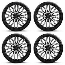 Wheel Trims 14" Black Silver