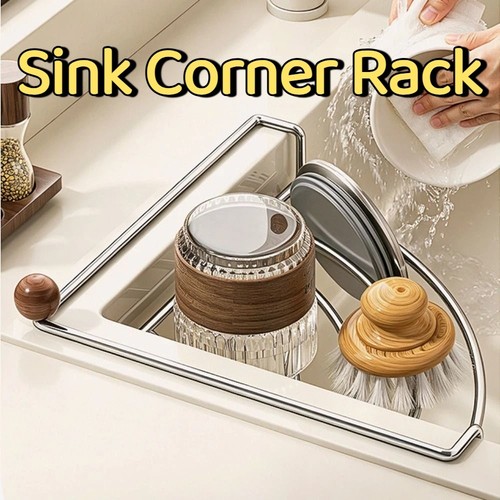 Stainless steel sink corner - sink,