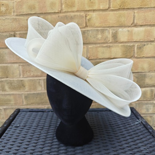 Ivory cream large - , fascinator