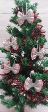 5 x Christmas tree bows , bow