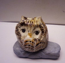 Philip Laureston / Bryony Laureston Babbacombe Torquay Pottery  OWL 3.5 cm