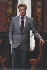 Colin Firth     **HAND SIGNED**    12x8 photo  ~  AUTOGRAPHED  ~  Kingsman