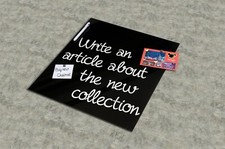 Glass Magnetic Memo Board -  45x50cm | black