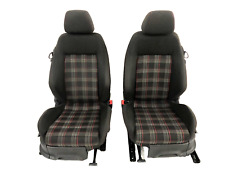 VW POLO GTI 6R 6C INTERIOR SEATS FRONT & BACK TARTAN CLOTH 3 DOOR 2015-2019