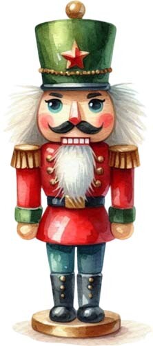 Christmas nutcracker wall - wall, art