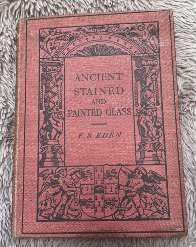 Antique 1913 ancient stained - stained, &