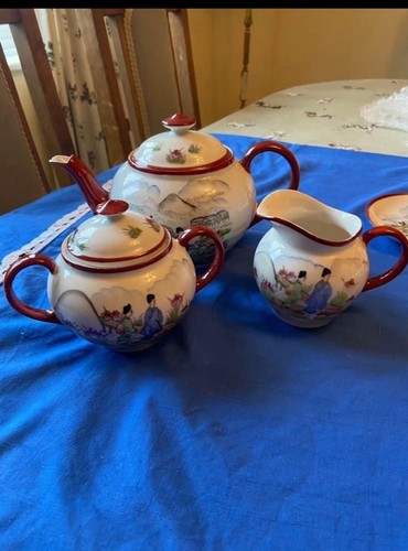 Tea set rare chinese vintage - set, 6