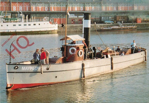 Picture postcard steam tug - picture,